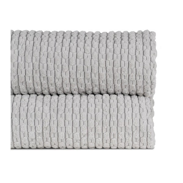 Világosszürke steppelt ágytakaró 230x260 cm – Ixia