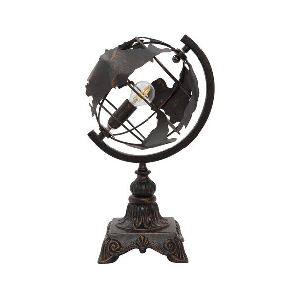 Fekete asztali lámpa fém búrával (magasság 40 cm) World Industry – Mauro Ferretti