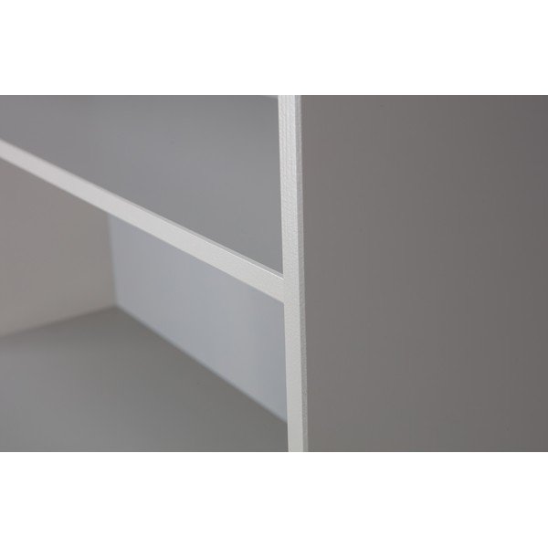 Világosszürke borovi fenyő moduláris könyvespolc 78x200 cm Madu – WOOOD-image-1