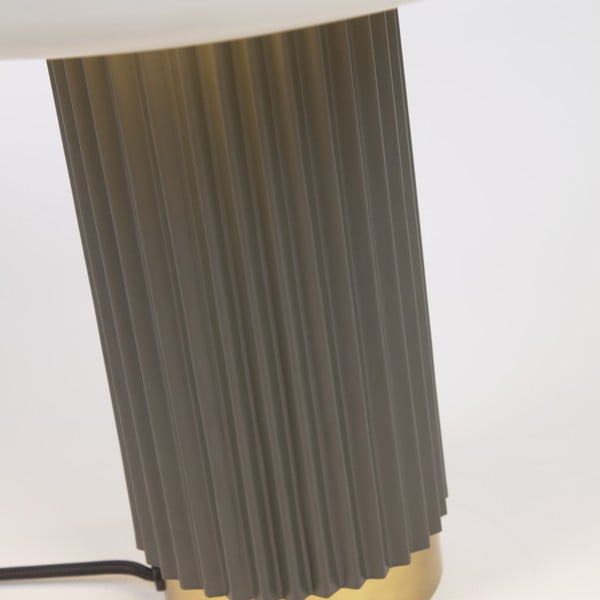 Fehér-zöld asztali lámpa fém búrával (magasság 37,5 cm) Serenella – Kave Home-image-2