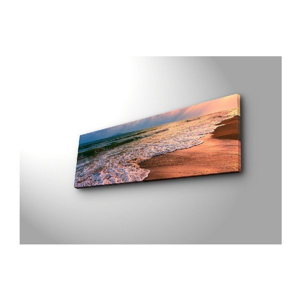 Beach falikép háttérvilágítással, 90 x 30 cm - Wallity-image-2