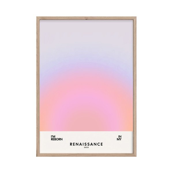 Nyomtatott keretezett kép 50x70 cm Soft Nuances – Styler