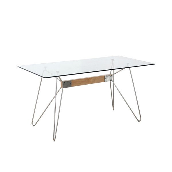 Nicole étkezőasztal fekete lábakkal, 160 x 90 cm - Marckeric-image-3