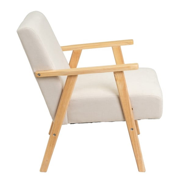 Fehér zsenília fotel Vintage – Casa Selección-image-3