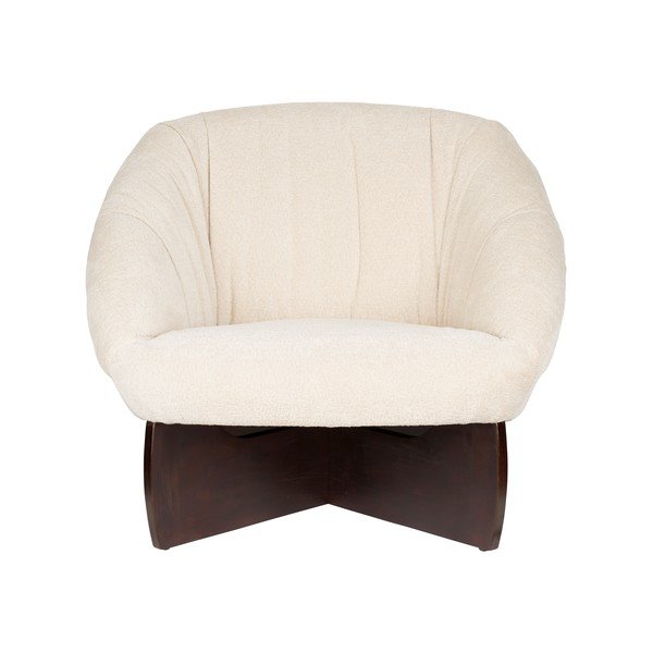 Bézs buklé fotel Emilius – Dutchbone-image-2