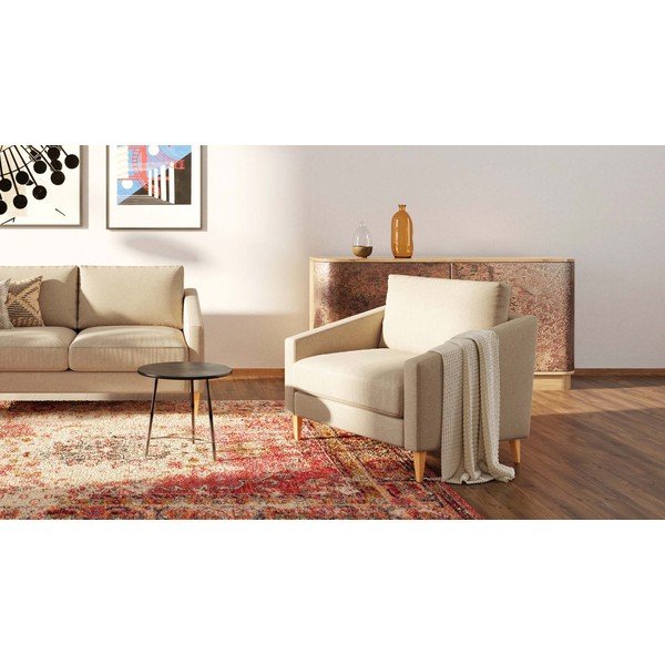 Bézs relaxációs fotel Karoto – Ame Yens-image-3