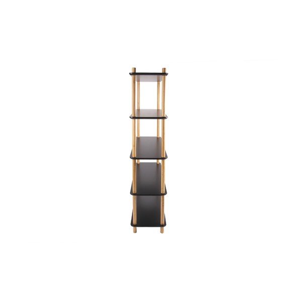 Cabinet Simplicity fekete polc bambusz lábakkal - Leitmotiv-image-3