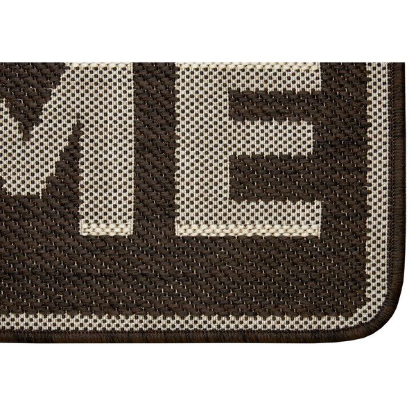 Weave Smiley Welcome barna lábtörlő, 50 x 80 cm - Hanse Home-image-1