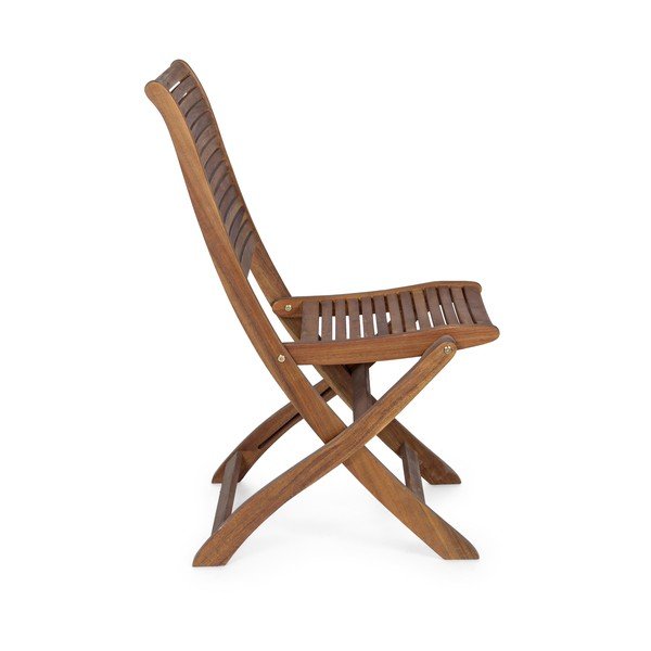 Natúr színű tömörfa kerti szék Noemi – Bizzotto-image-3