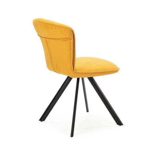 Sárga étkezőszék szett 2 db-os Simbra – Marckeric-image-3