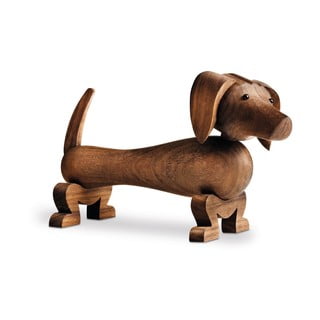 Bojesen Denmark Dog dekorációs figura tömör diófából - Kay