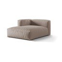 Bézs kanapé modul (bal oldali) Martina – Micadoni Home