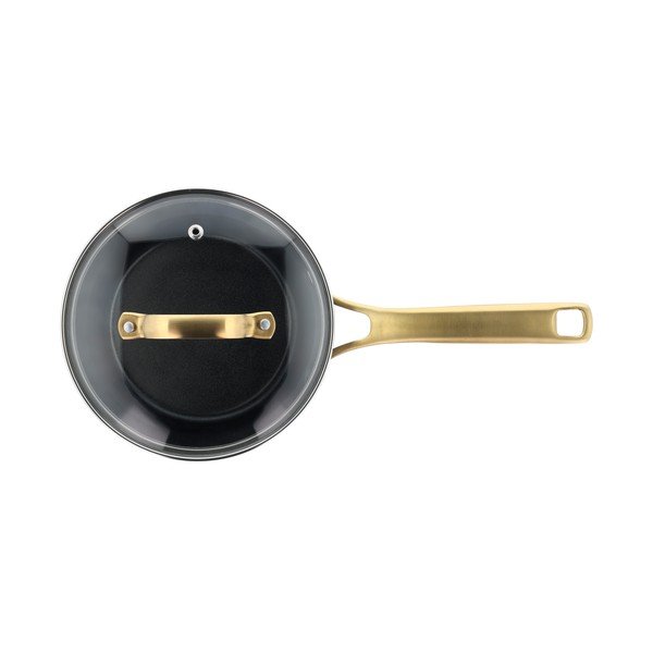 Indukciós tűzhelyhez alkalmas alumínium lábas fedővel, tapadásmentes felülettel 1,5 l – Holm-image-2