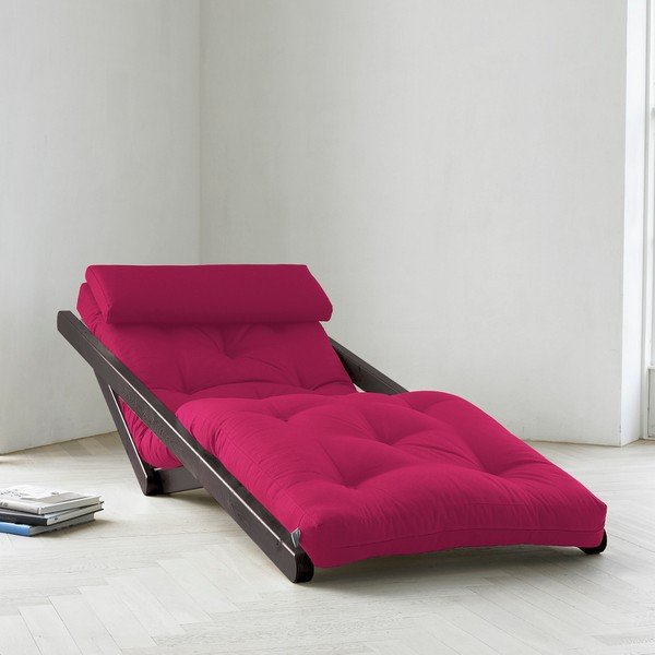 Figo Wenge/Pink fekvőfotel, 70 cm - Karup-image-1