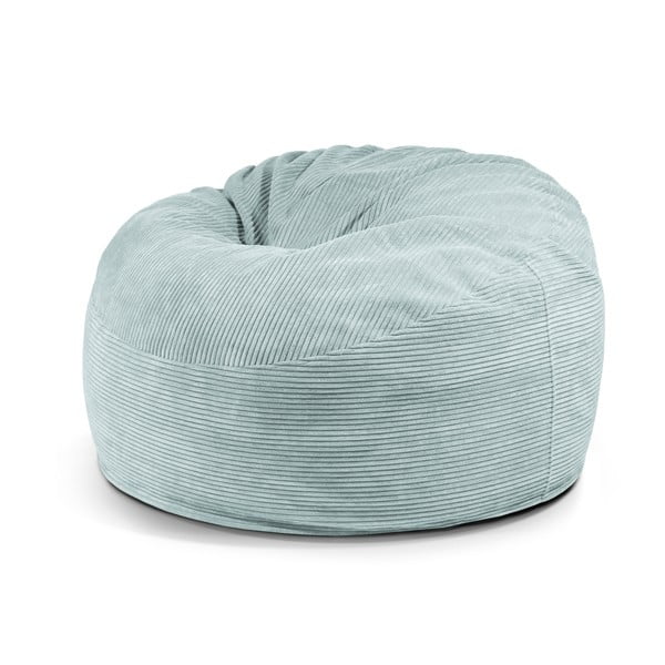 Mentazöld kordbársony babzsákfotel Om 110 – SLOWDOWN