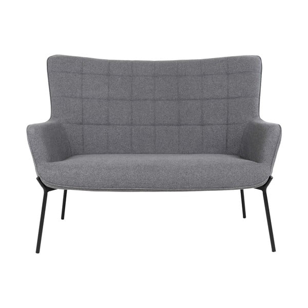 Szürke kanapé 128 cm Glasgow - House Nordic
