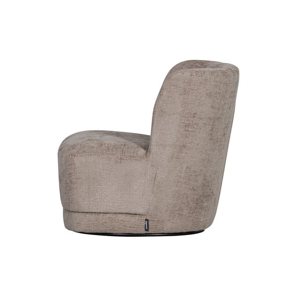 Világosbarna bársony fotel Atty – WOOOD-image-3