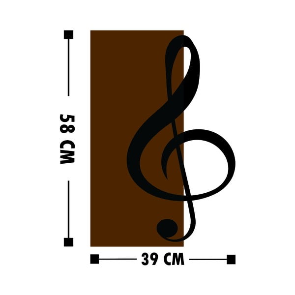 Treble Clef fali dekoráció - Wallity-image-4