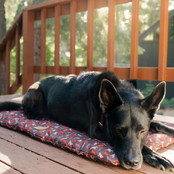 Barna utazó fekhely kutyáknak 50x75 cm Outdoor Chill Pad Mocha M – P.L.A.Y.-image-1