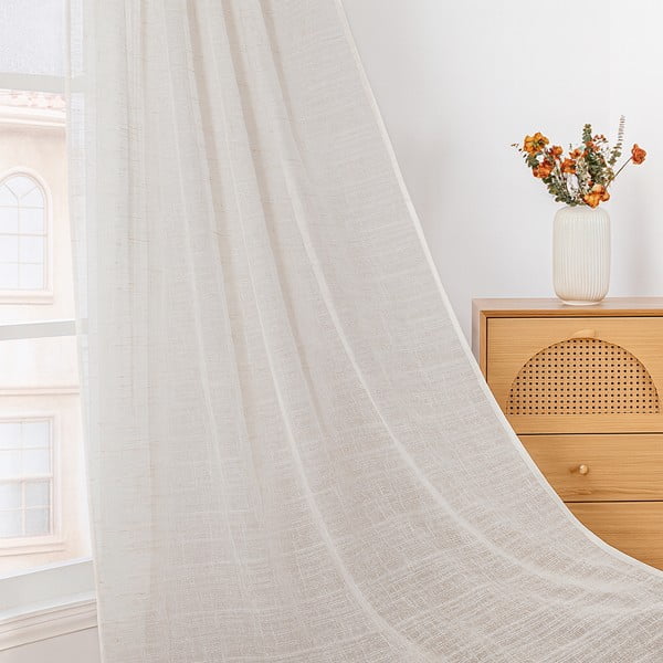 Krémszínű függöny 140x250 cm Drimar – Restilo-image-3