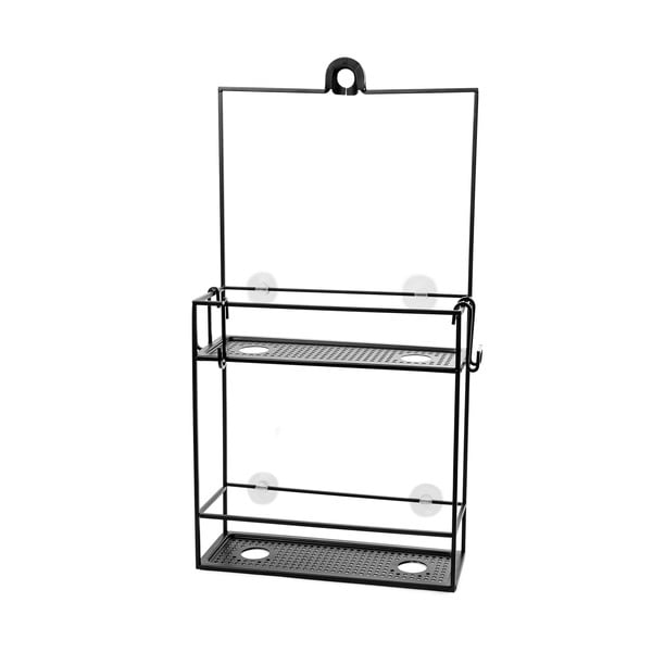 Fekete függő acél fürdőszobai polc Cubiko – Umbra-image-2