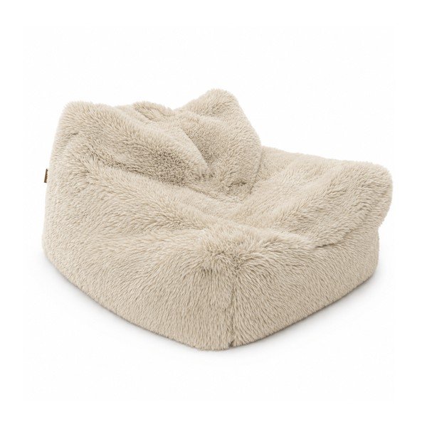 Bézs gyerek babzsákfotel Mammoth – Meowbaby
