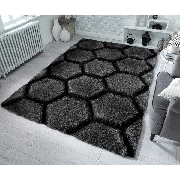 Verge Honeycomb szőnyeg, 80 x 150 cm - Flair Rugs-image-4