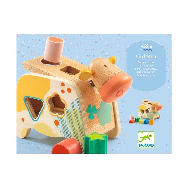 Cow fa építhető gyerekjáték - Djeco-image-1