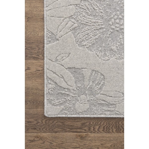 Világosszürke gyapjú szőnyeg 133x190 cm Arol – Agnella-image-3