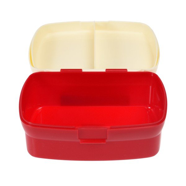 Piros-krémszínű gyerek uzsonnás doboz Prehistoric Land – Rex London-image-3