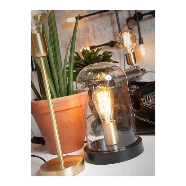 Fekete asztali lámpa üveg búrával (magasság 30 cm) Seattle – it's about RoMi-image-4