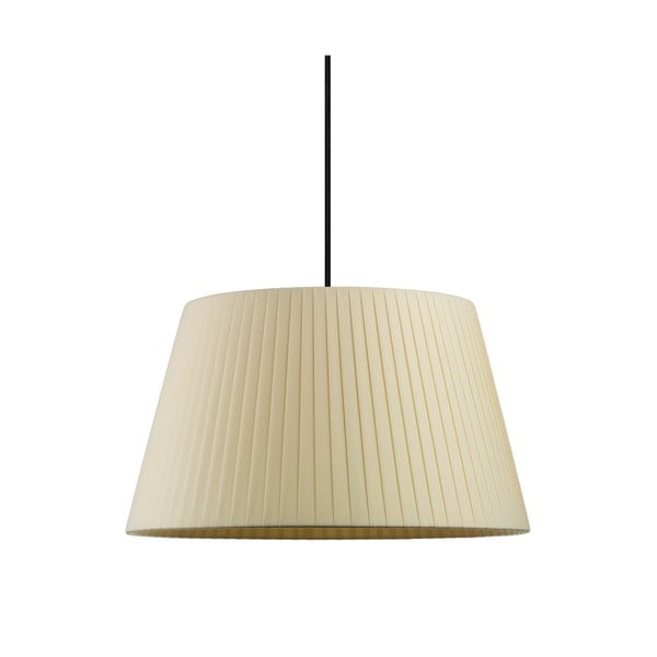 Kami bézs függőlámpa fekete kábellel, ⌀ 36 cm - Sotto Luce-image-1
