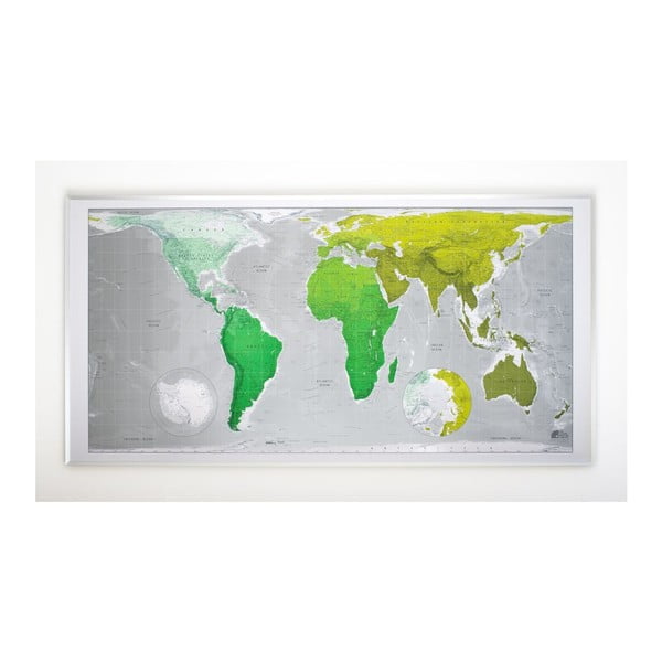 Mágneses világtérkép, 196 x 100 cm - The Future Mapping Company