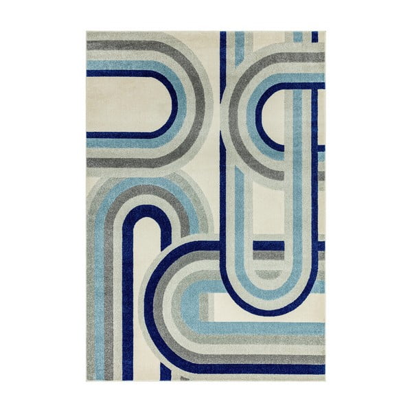 Szürkéskék szőnyeg 160x230 cm Nova Retro Blue – Asiatic Carpets