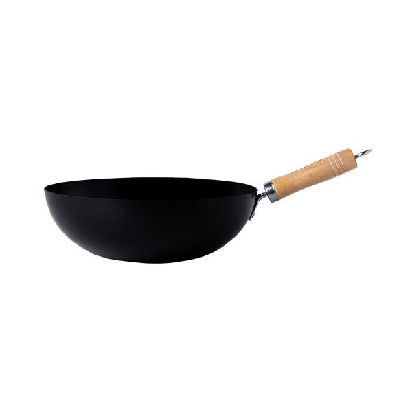 Wok acél serpenyő, ø 30 cm - Sabichi