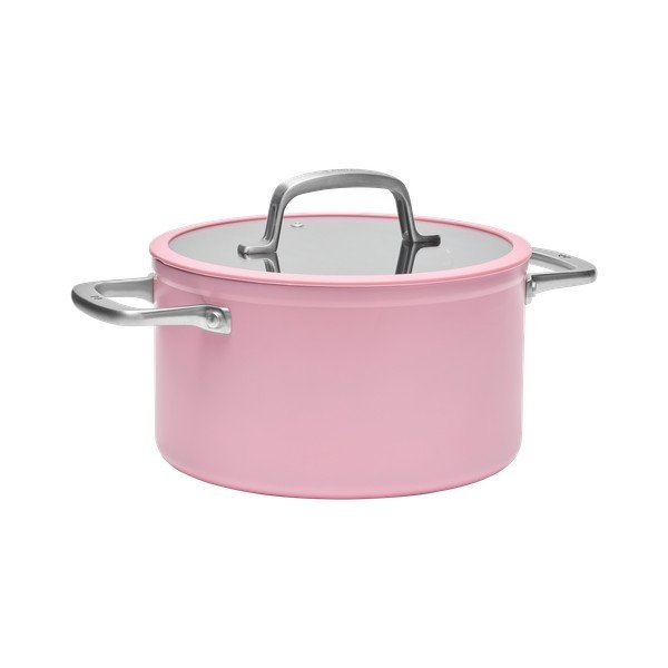 Indukciós tűzhelyhez alkalmas edény fedővel-kerámia felülettel 5,5 l Meda 3.0 – FABINI