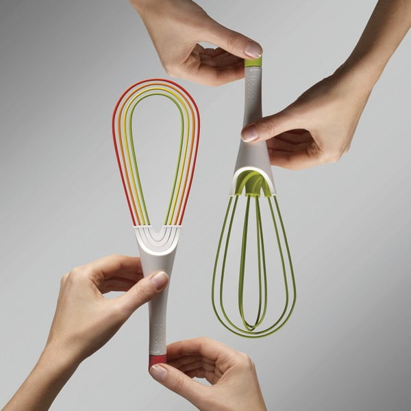 Twist piros-fehér összecsukható habverő - Joseph Joseph-image-2