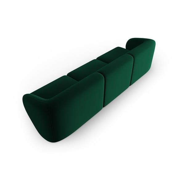 Zöld bársony kanapé 266 cm Paolo – Milo Casa-image-3