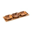 4 db szervírozó tálka tálcával Kora – Premier Housewares