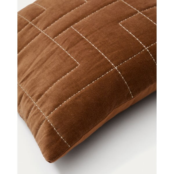 Bársony párnahuzat 45x45 cm Prila – Kave Home-image-2