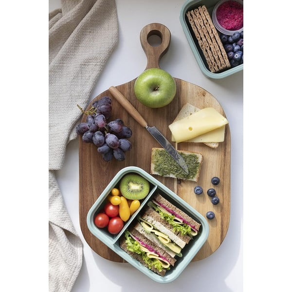 To Go Dual zöld ételtartó doboz, 900 ml - Curver-image-1