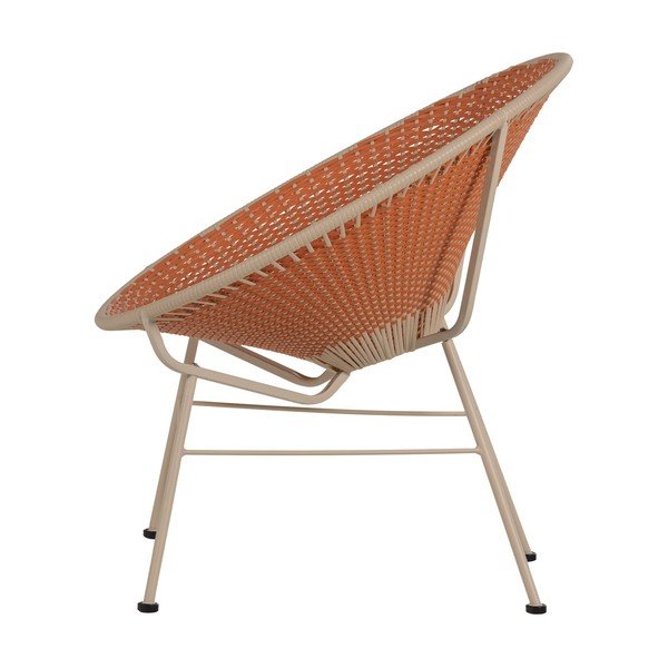 Narancssárga műrattan kerti fotel Kazoun – WOOOD-image-3