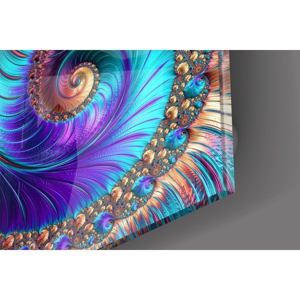 Peacock üvegezett kép - Insigne-image-2
