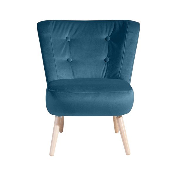 Neele Velvet kék fotel - Max Winzer-image-1