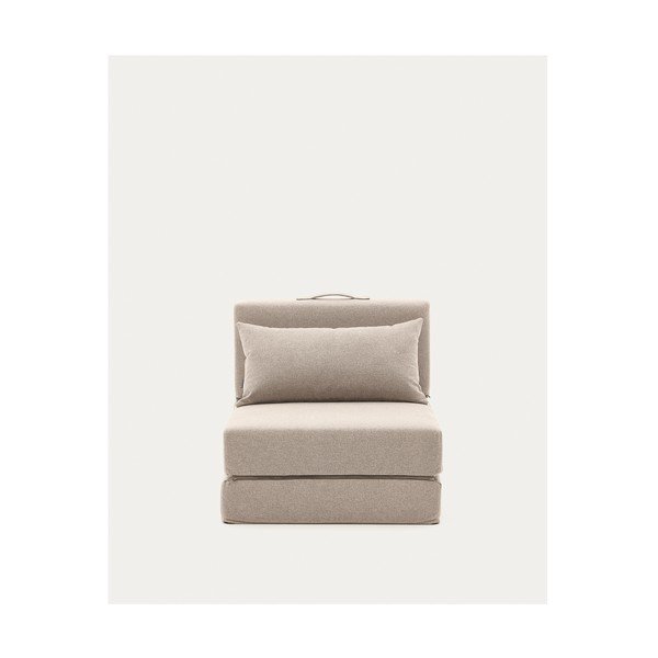 Szürkésbézs kinyitható fotel Arty – Kave Home-image-3