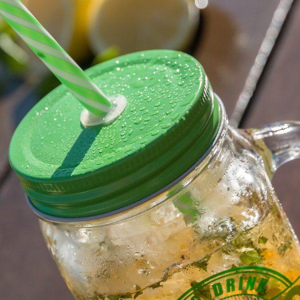 Mojito pohár fedéllel és szívószállal, 450 ml - InnovaGoods-image-2