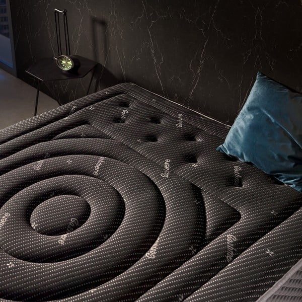 Közepes keménységű-extra kemény kétoldalas hab matrac 120x200 cm Premium Black Multizone – Moonia-image-4