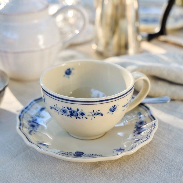 Kék-bézs kőedény csésze 260 ml Vila – Costa Nova-image-2