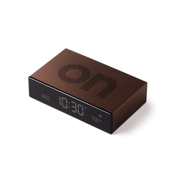 Digitális asztali ébresztőóra Flip Premium – Lexon-image-4
