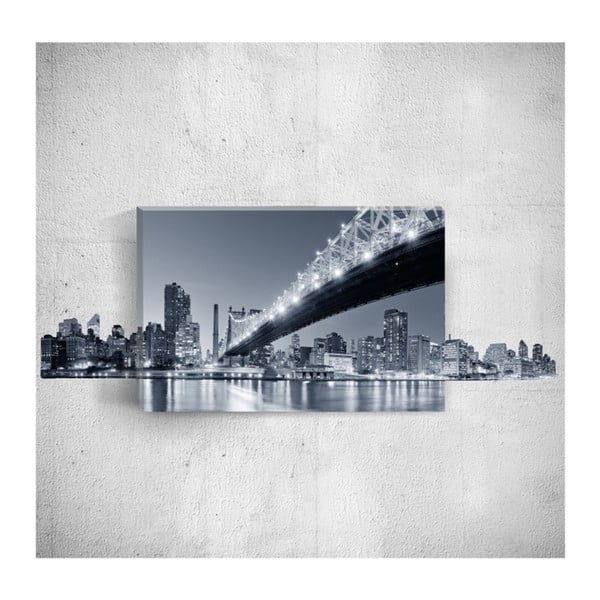 Night City 3D fali kép, 40 x 60 cm - Mosticx